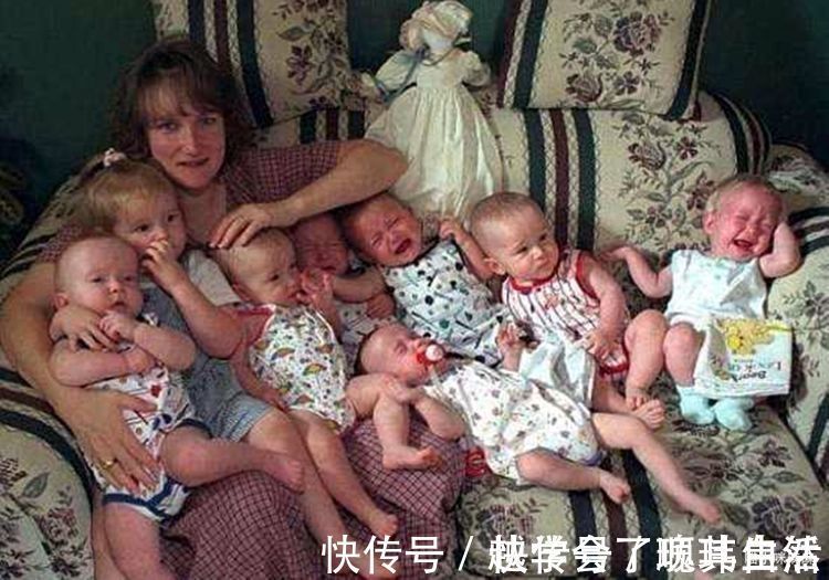 多胞胎|一胎生“一窝”是种什么体验?七胞胎一天用52片尿布,喝42瓶奶粉