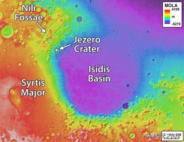 寻找火星生命，前往耶泽洛陨石坑，火星2020探测器是认真的