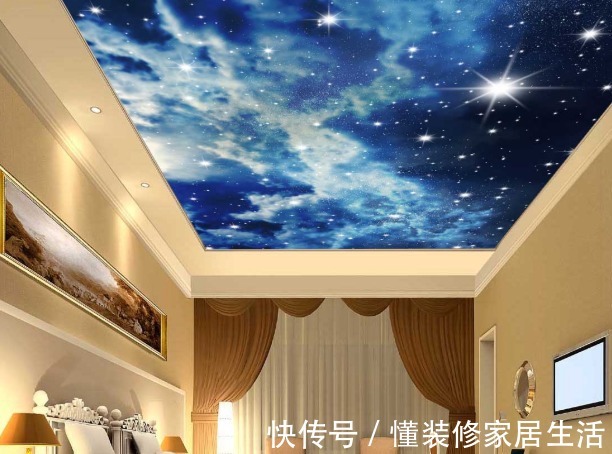 吊灯|当下流行的4种吊顶类型，装修时作为参考，让房子看上去更加高档