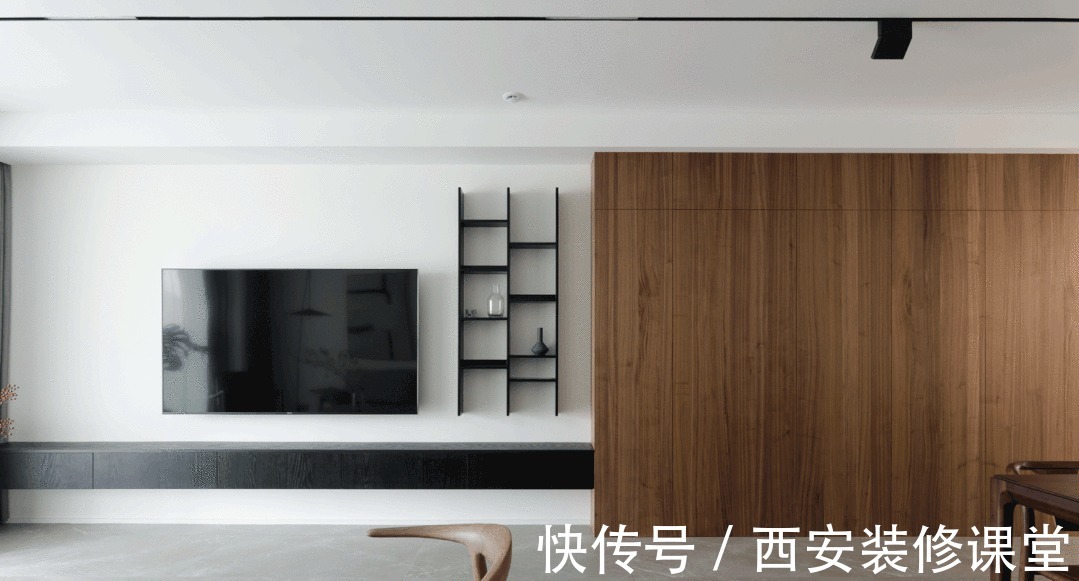 收纳|170㎡极简新中式,三口之家