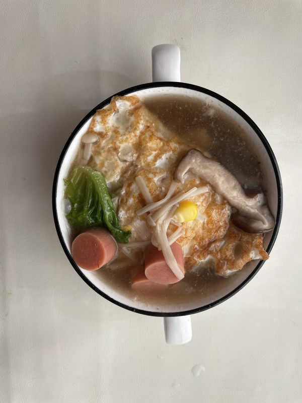 协和医院|菌菇煎蛋玉米汤