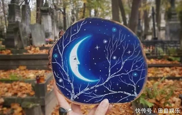 废弃的木头切成了片,竟然这么多地方都用得到,DIY手工绘画