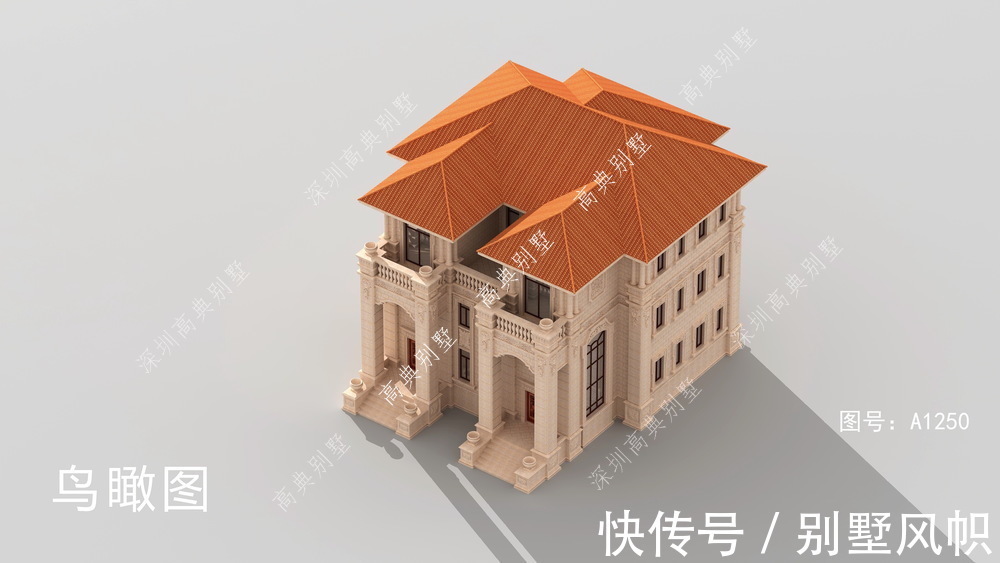 欧式别墅|双拼欧式别墅，兄弟一起建，相互照顾。