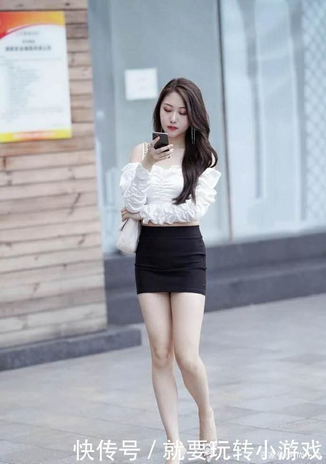 美女|气质型美女,配黑色包臀裙,极具魅力