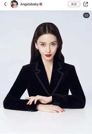 一张有趣的照片：第一眼是金晨，打开是baby
