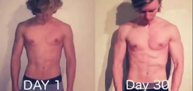 俯卧撑|每天300个俯卧撑,坚持一个月,却练成了这样……