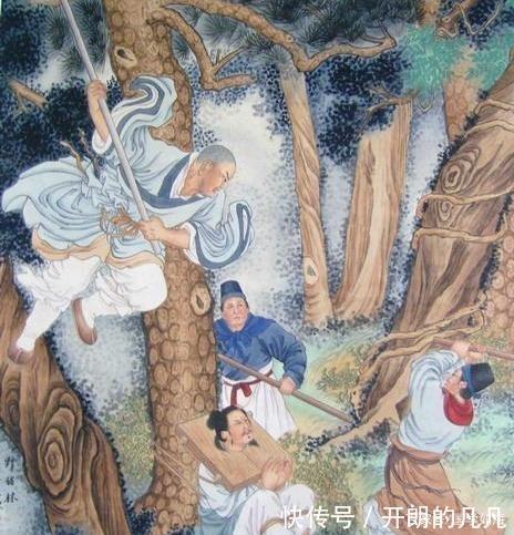 狠人|水浒第一狠人放倒鲁智深,却被武松用绝技制服