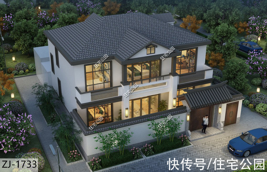 院子|农村的院子太让人羡慕了,12×9米中式大院,能养鸡鸭能种菜