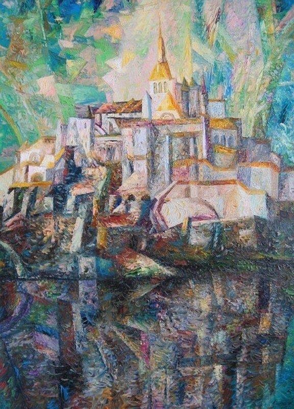 颜色#谢尔盖·雷巴克:世界的艺术家的颜色是明亮、富有表现力