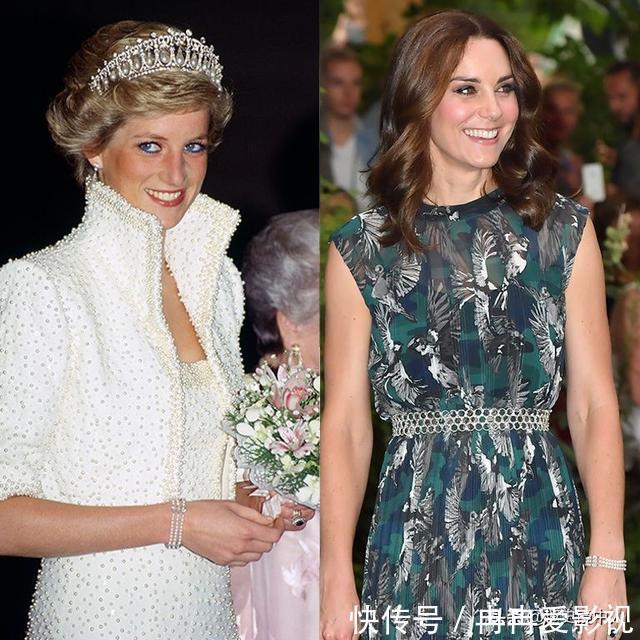 戴安娜王妃|戴妃珠宝重见天日,看凯特梅根戴了什么就知道戴妃遗产怎么分
