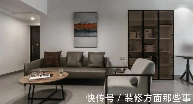 木色|70㎡简约风白色+灰蓝色+木色,舒适又不失格调