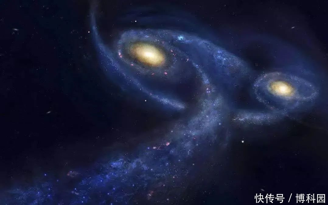 天体物理学 首次从两个碰撞合并的星系中,探测到相对论射流,速度接近光速