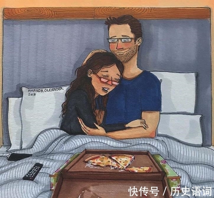 恋爱关系!女插画师创作的20张展现了真实恋爱关系的插画