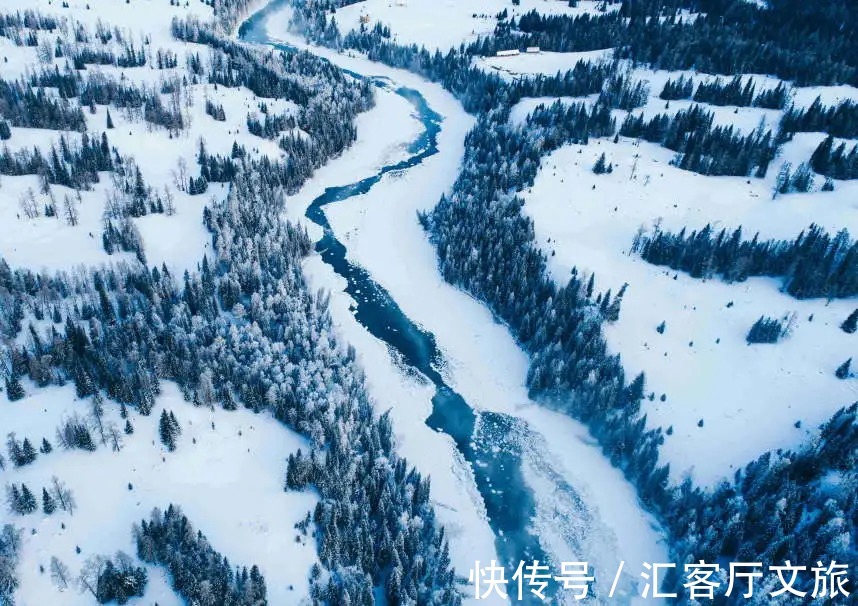 美景|冬天的喀纳斯，藏着北疆纯净而令人惊叹的绝世美景