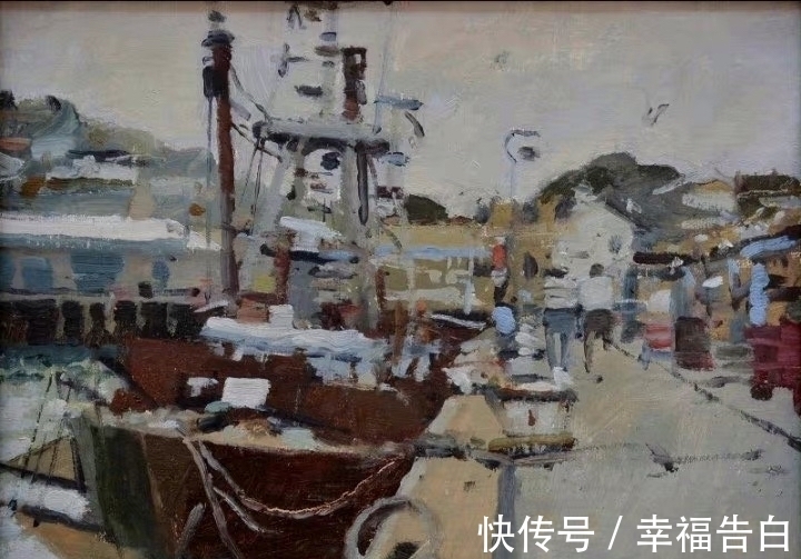 作品!英国画家 Ken Howard人物、风景作品集