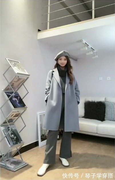 大衣 你们要的穿搭,韩范,感觉就是不一样
