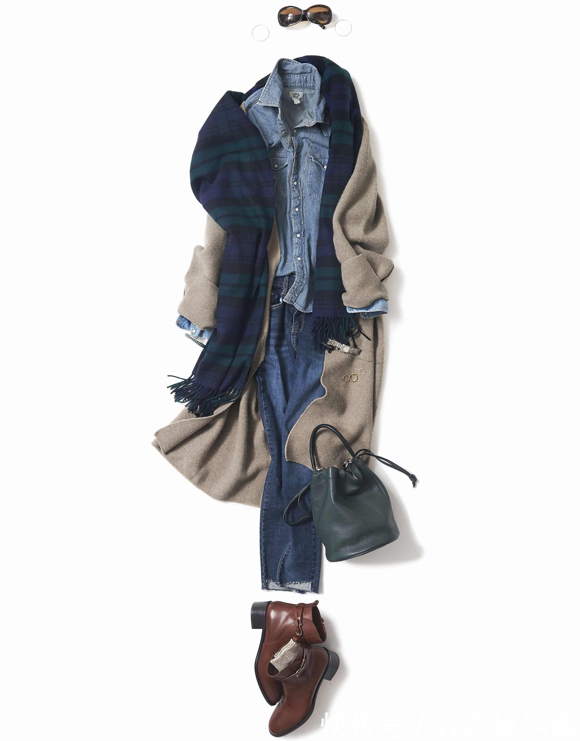 针织衫 春天穿衬衫时,请这样搭!4种高级“穿搭配色”方案,每套都完美