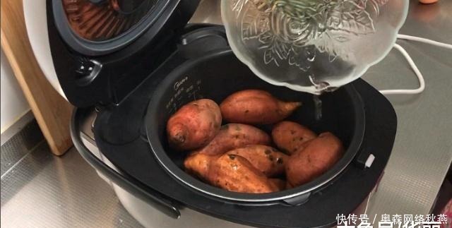 烤箱|不用烤箱,早餐就能吃上流油的烤红薯,我家每周吃5次,做法简单