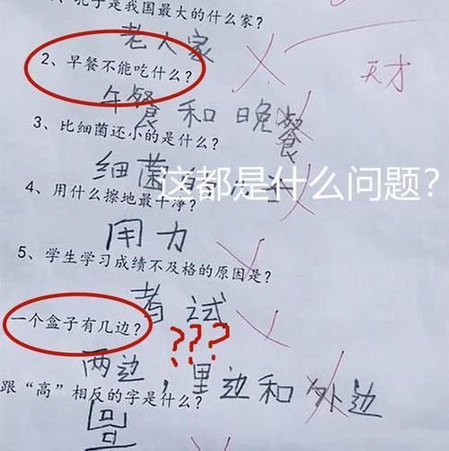 小学生“倒数第一”试卷走红，老师调侃：思想太超前，另请高明吧