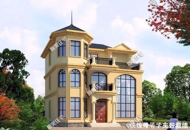 平面图|两栋进深尺寸相同的别墅,外观简约而大气,布局都不错!