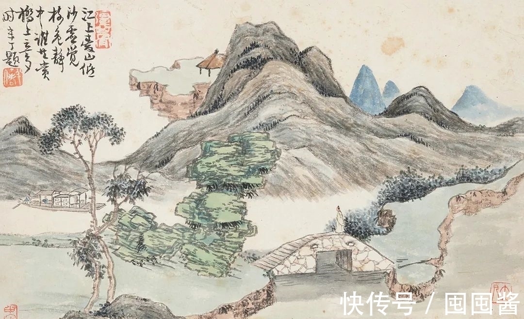 同时代$「津门网」他是画家任熊之子,其构图饱满色彩丰富,不流于世俗