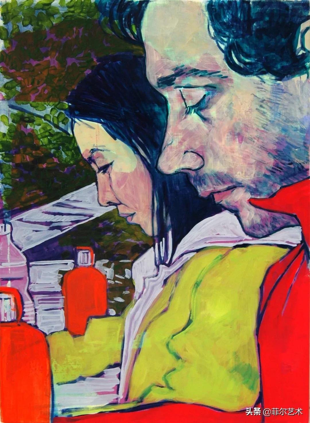 霍普·冈洛夫&美国画家霍普·冈洛夫用平静的笔触描绘强烈的感情