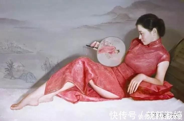 艺术|油画中的旗袍女子风情万种艺术大观美术专题作品欣赏