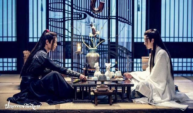 蓝湛@琴笛啸九天48|蓝湛耍起嘴皮子,就没魏婴什么事了