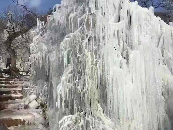 仙境|小雪之后的沂山峰顶仿佛人间仙境