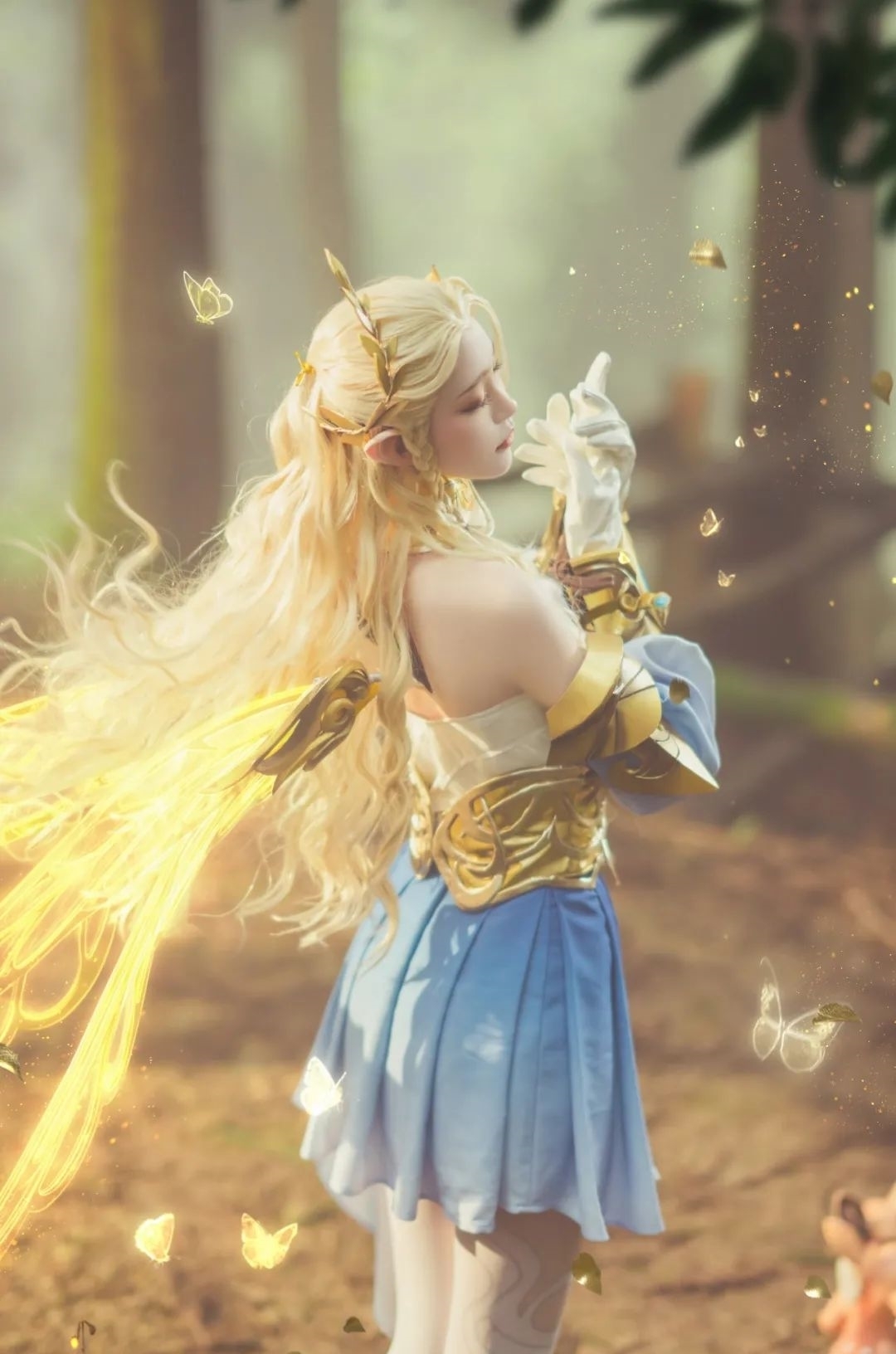 戚顾儿|cos:王者荣耀艾琳cos正片@戚顾儿,这就是魔法森林!