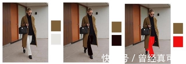 色彩 白裤子+大地色系穿搭,贵气有质感,今年就流行这么穿