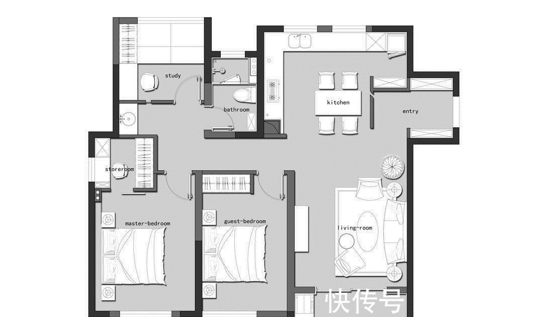 电视机|105平现代风婚房,清静淡雅温馨舒适,不到5个月就全部完工