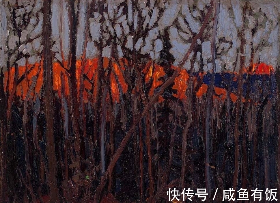 笔触!浓烈的色彩,激荡的笔触