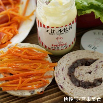 蟹柳|#丘比三明治#蟹柳滑蛋时蔬汉堡