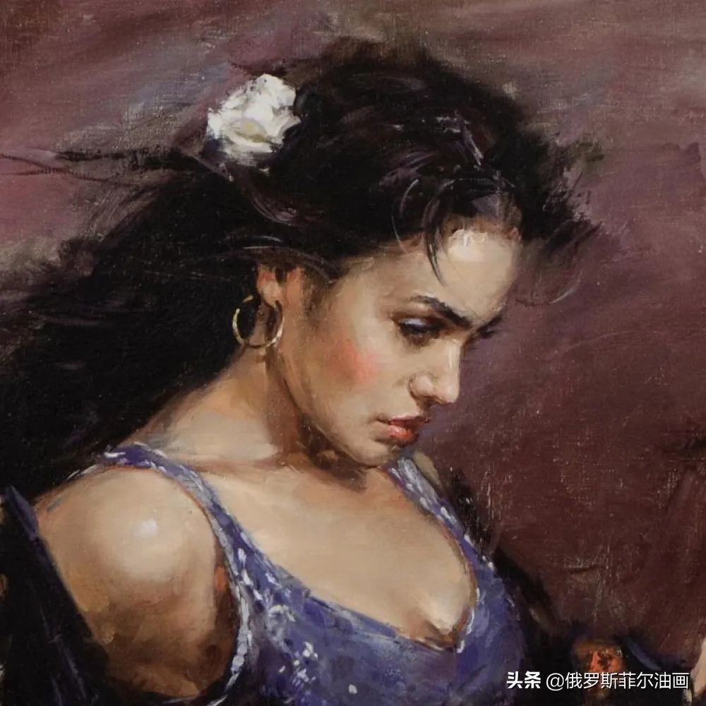 赏读&奔放美艳,活力无限~俄罗斯画家安德鲁的油画作品赏读