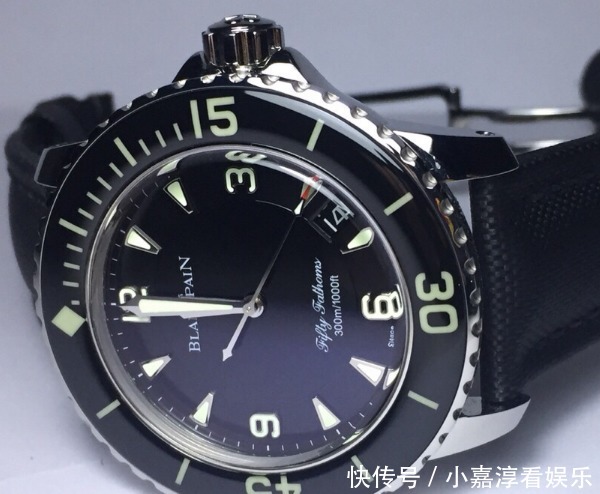 宝珀|搭配这块三枚军表去游泳真的绰绰有余 男士运动腕表赏析