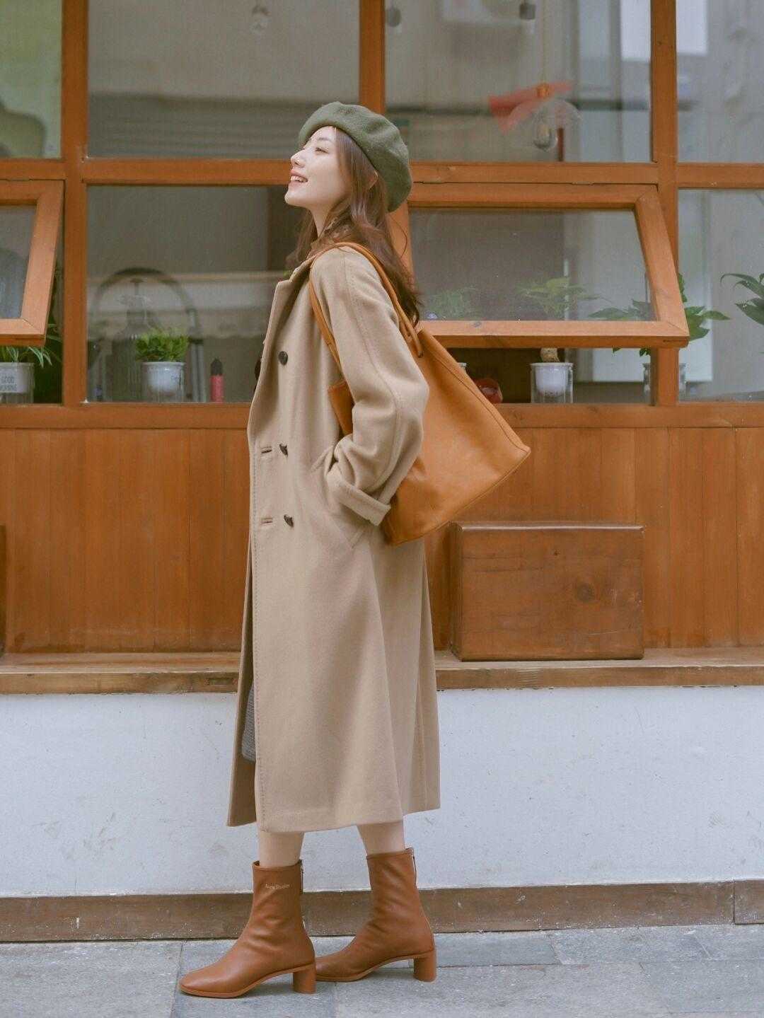 减龄|冬天这三种大衣颜色火了,显白减龄又不挑人,尤其是黄皮肤的女孩