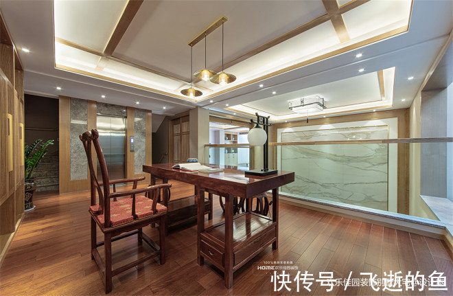 别墅|500平双拼别墅，中式的另一张完美演绎