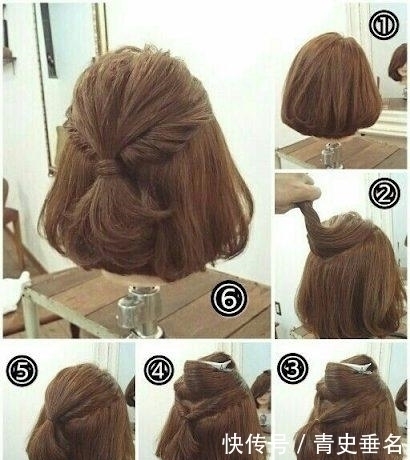 短发女孩|已经腻了普通的公主头吗?短发各种编发造型,绑出时尚公主头!