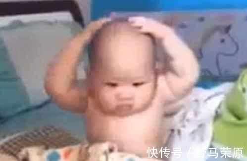 头发|调皮妈妈偷偷给宝宝剃了个光头,宝宝醒来后的一系列反应太逗了