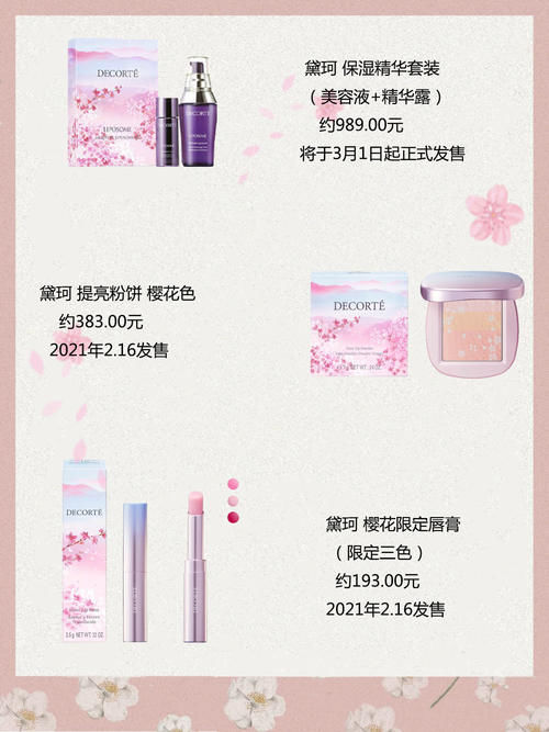 2021樱花节限定好物盘点,带你重返少女时代!