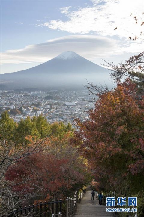 本山梨县拍|富士山秋景