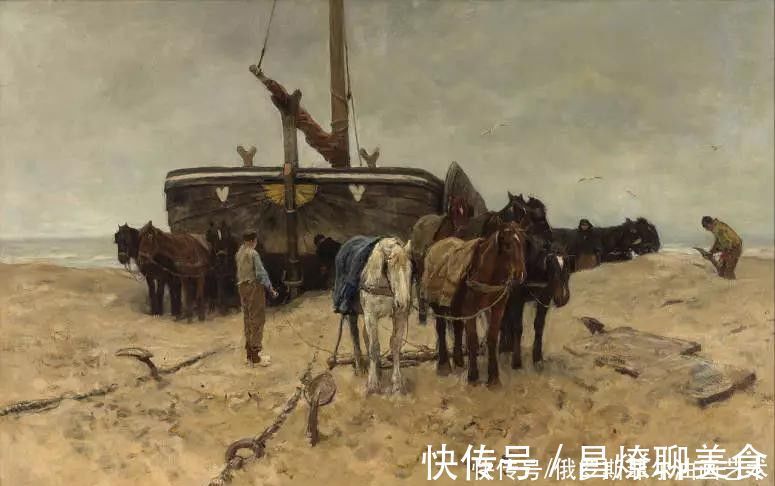 莫夫@荷兰画家，海牙画派的代表人物~梵高妹夫的风景油画作品欣赏