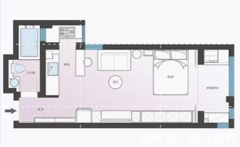 收纳|看完她的45㎡小家,我也想买个小户型照着装,清新优雅太舒适了!