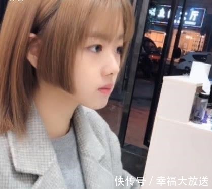 发型|小姐姐剪了个公主切的发型后, 整个人看着更冷艳了, 网友 很可爱!