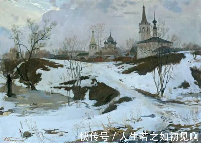 艺术家@俄罗斯艺术家梅德贝尔尤金人物风景油画作品欣赏