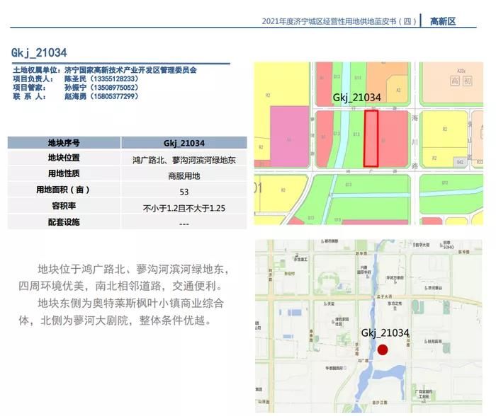 经营性用地|涉及土地6宗！济宁发布城区经营性用地供地蓝皮书（四）
