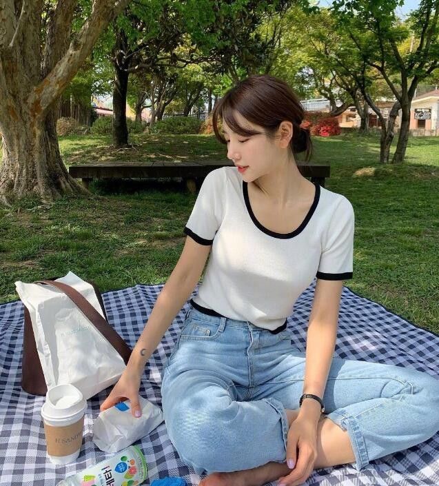 小姐姐|韩系风格的穿搭博主有着清新又甜美颜值 长在了我审美上的小姐姐