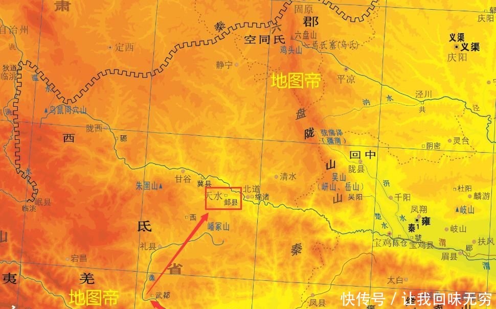 诸葛亮与姜维多次北伐,所进攻的上邽在哪里?