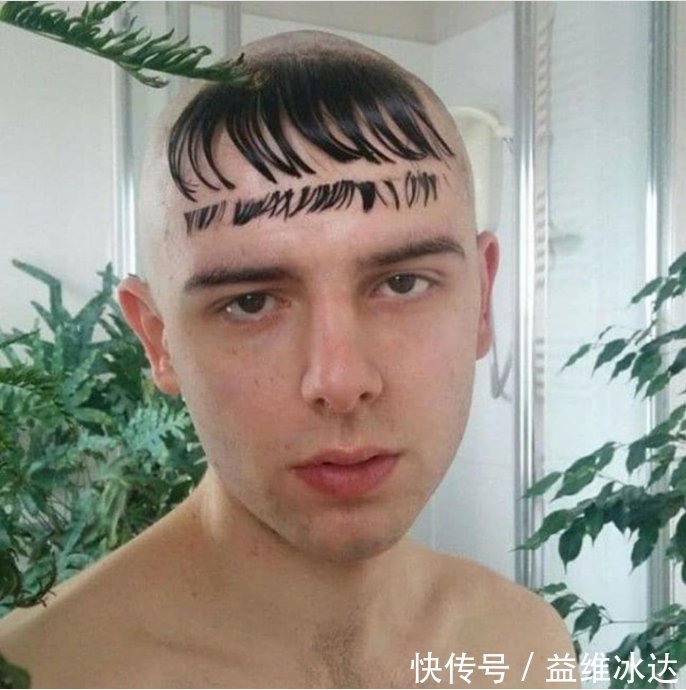 发型 最失败发型:卷毛在中间,刘海挂两边哈哈哈,你是男是女呀?